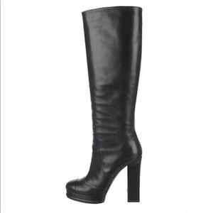 SOLD CHANEL Leather Boots 7 1/2, 37.5 need to sell!!
